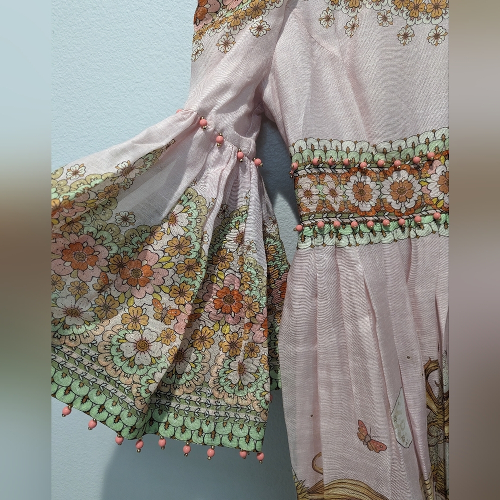 Zimmermann Kaleidoscope Bell Sleeve Gown - Picture 8 of 15